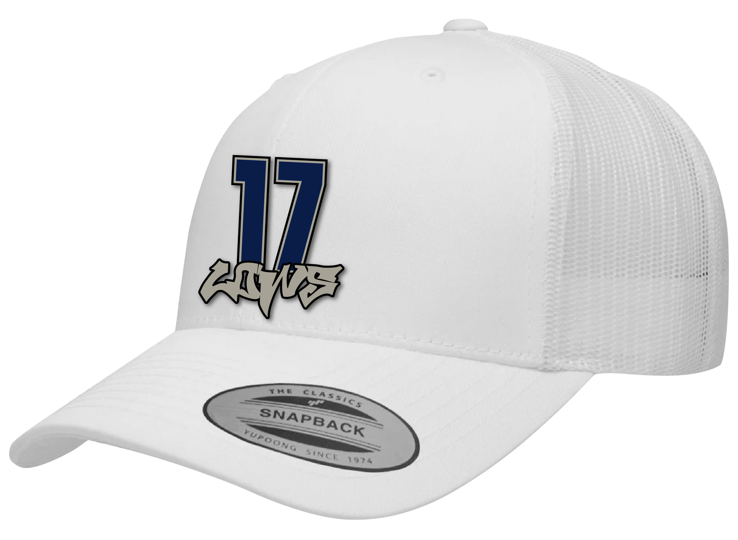 Whiteout Graffiti Nickname Hats