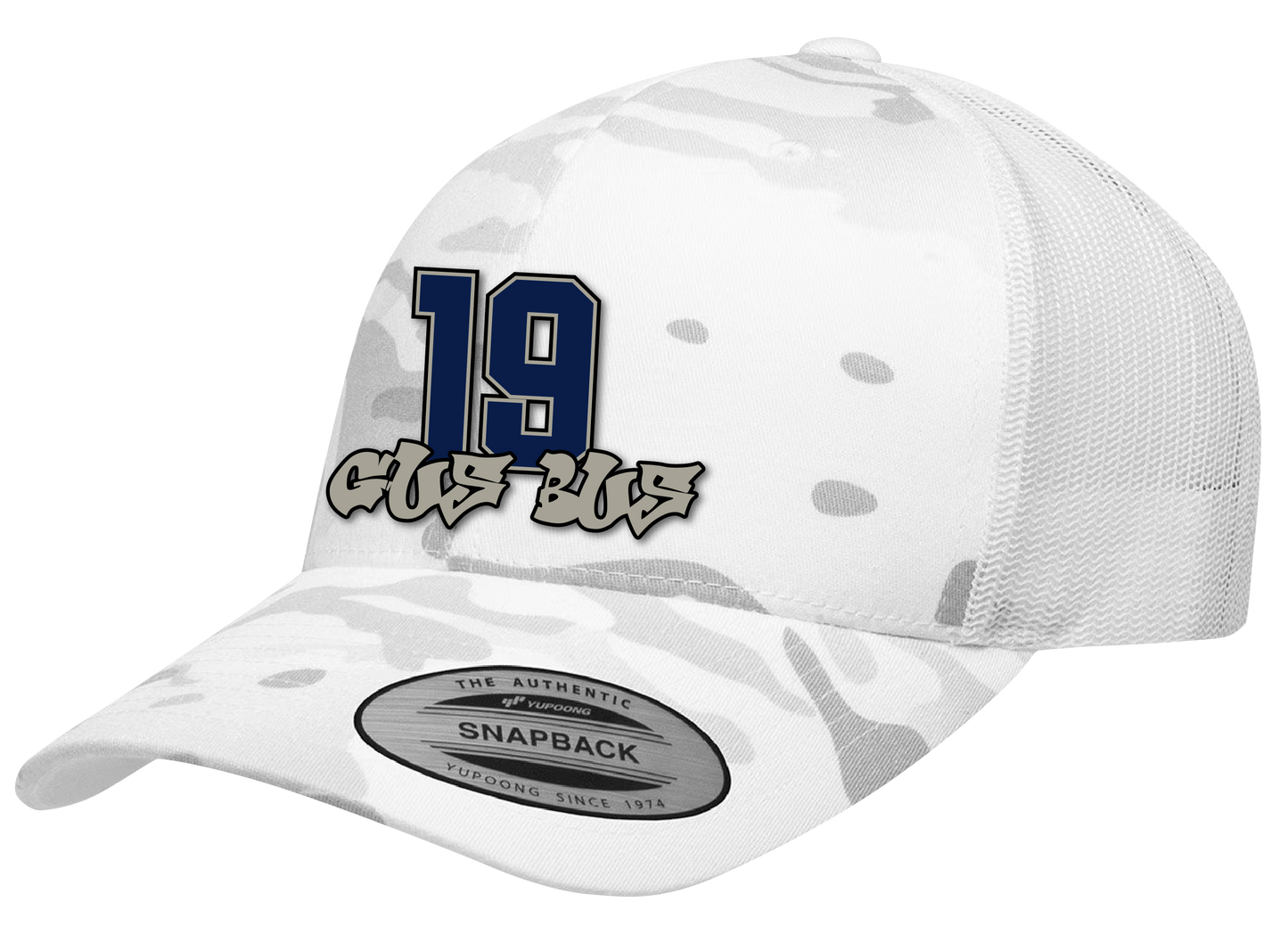 Whiteout Graffiti Nickname Hats