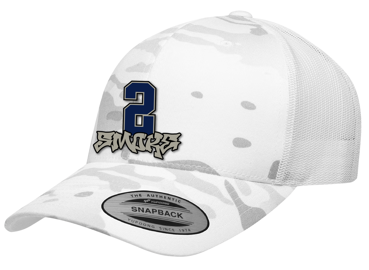 Whiteout Graffiti Nickname Hats