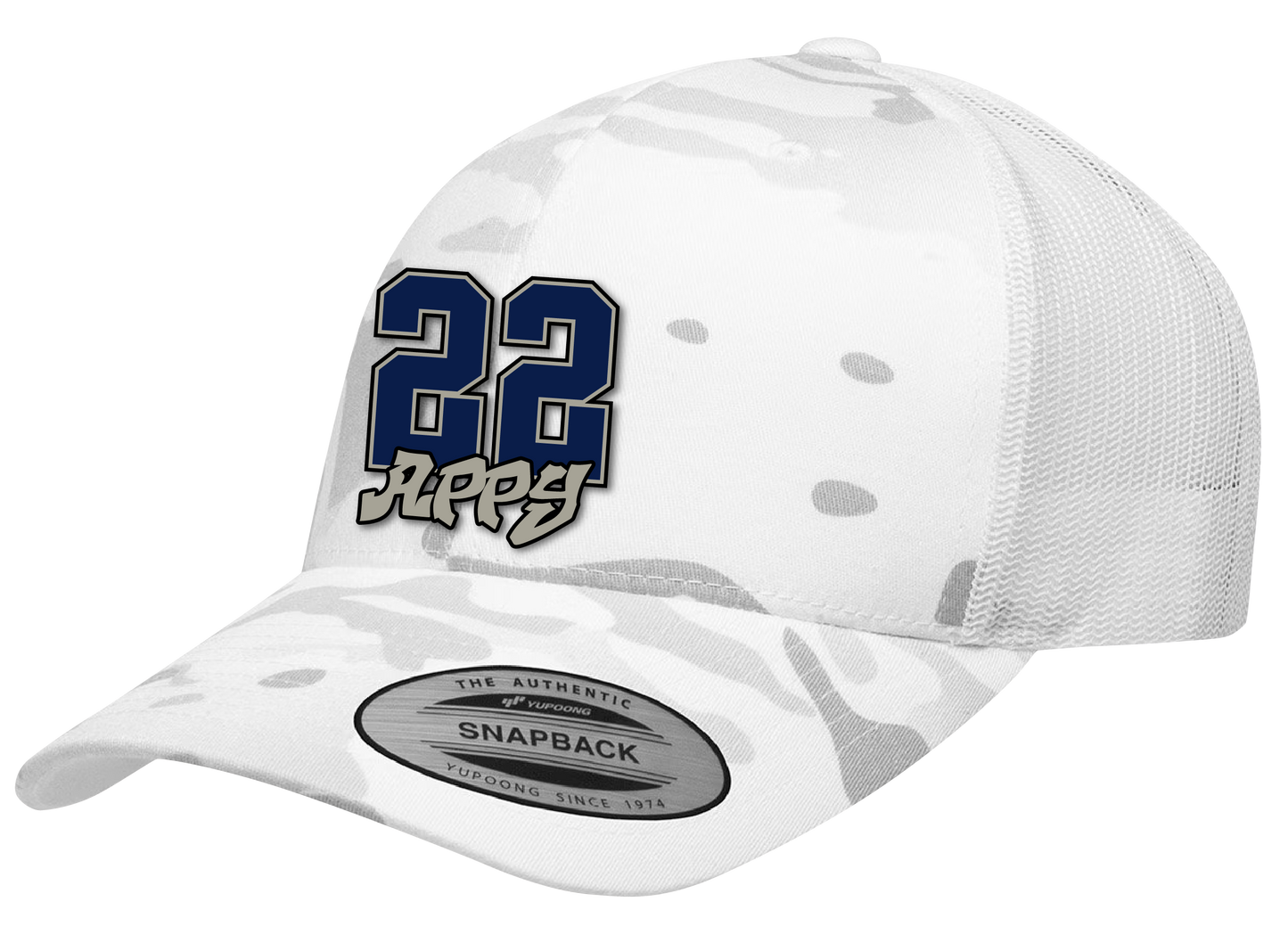 Whiteout Graffiti Nickname Hats