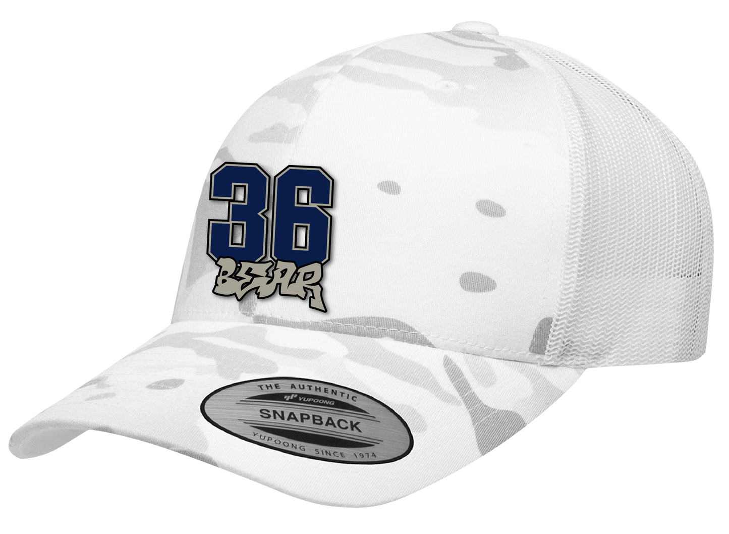 Whiteout Graffiti Nickname Hats