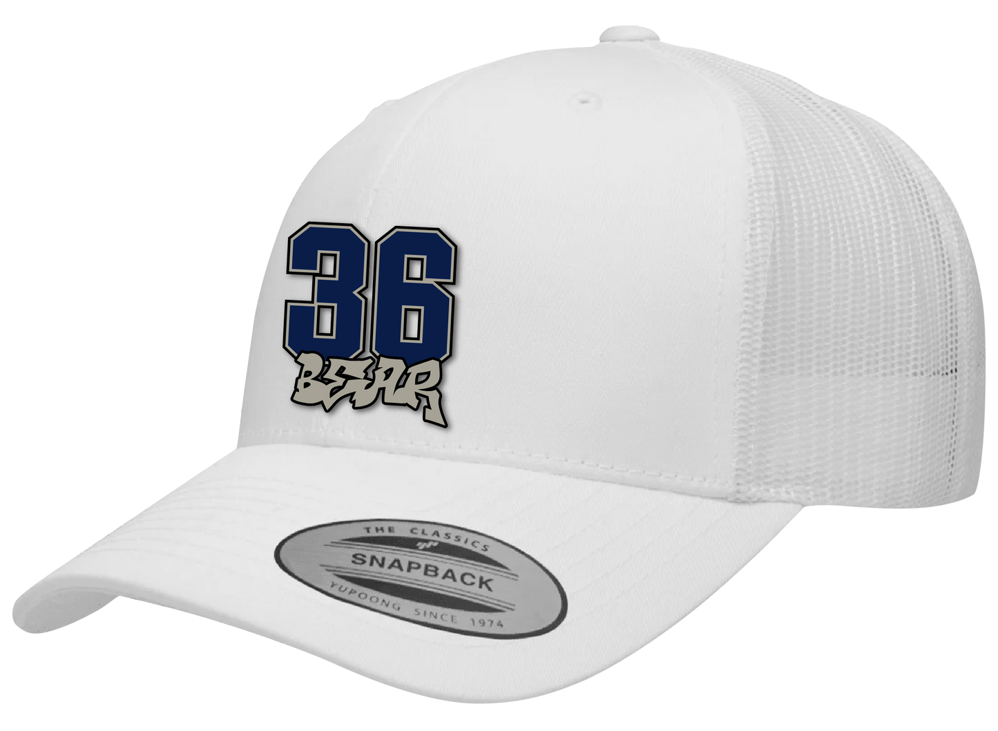 Whiteout Graffiti Nickname Hats