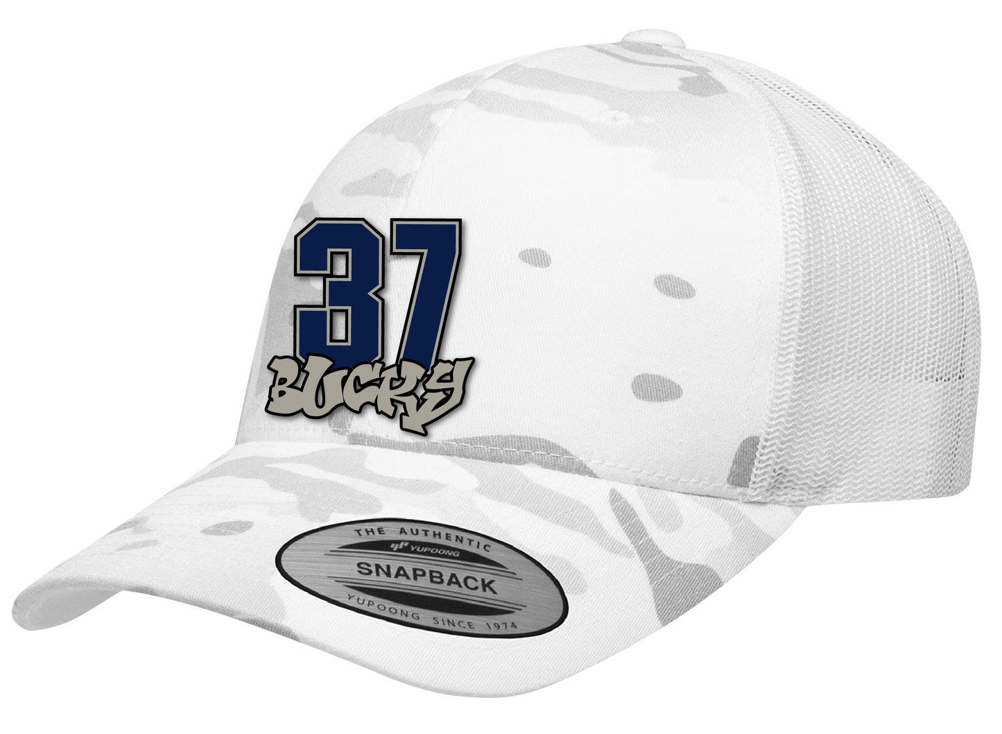 Whiteout Graffiti Nickname Hats