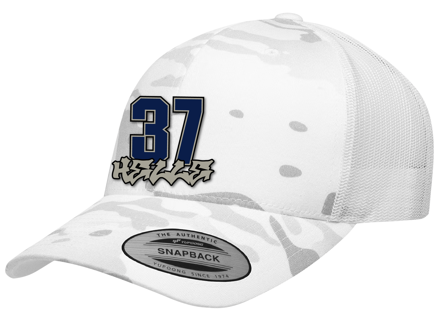 Whiteout Graffiti Nickname Hats