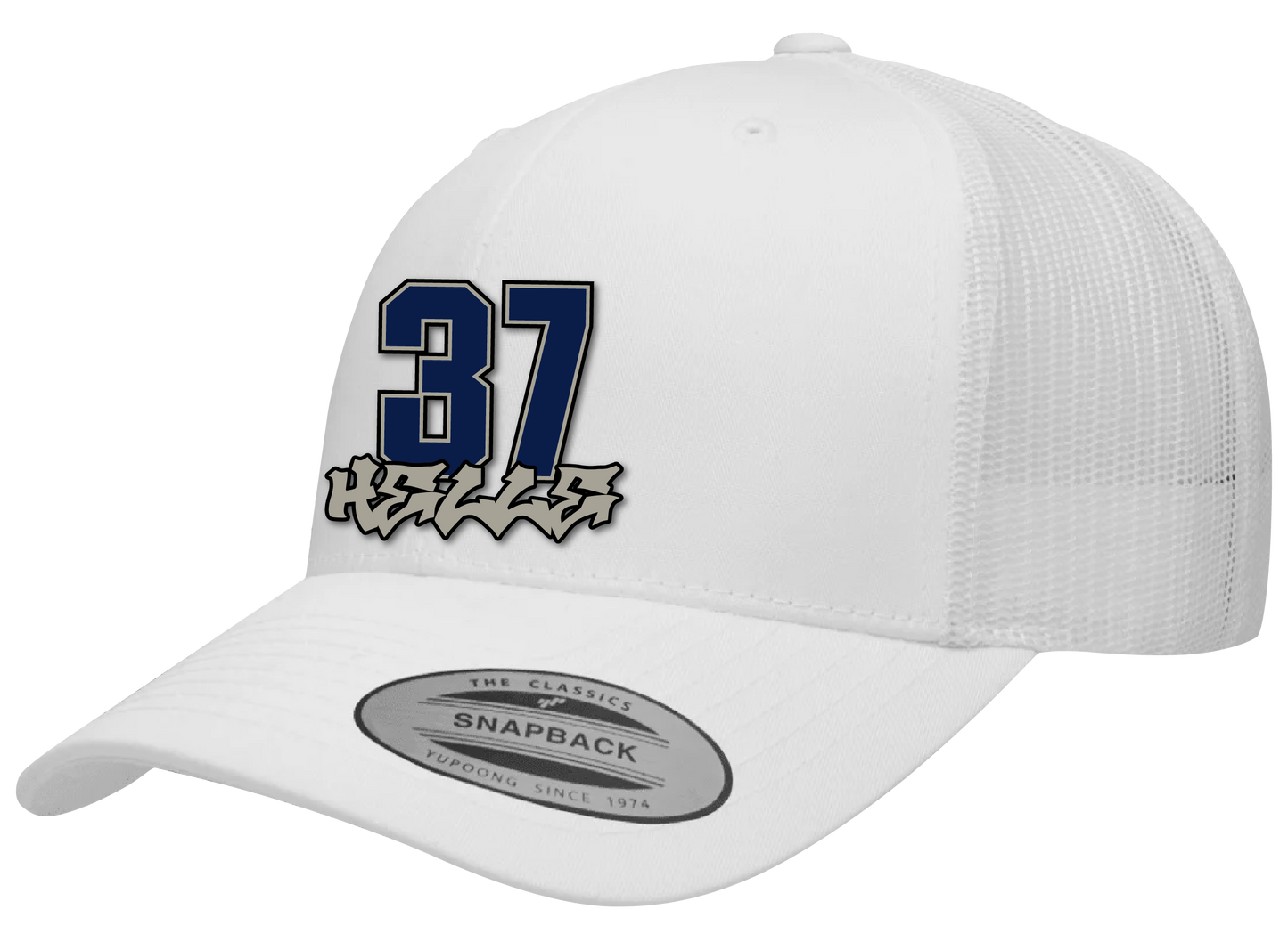 Whiteout Graffiti Nickname Hats