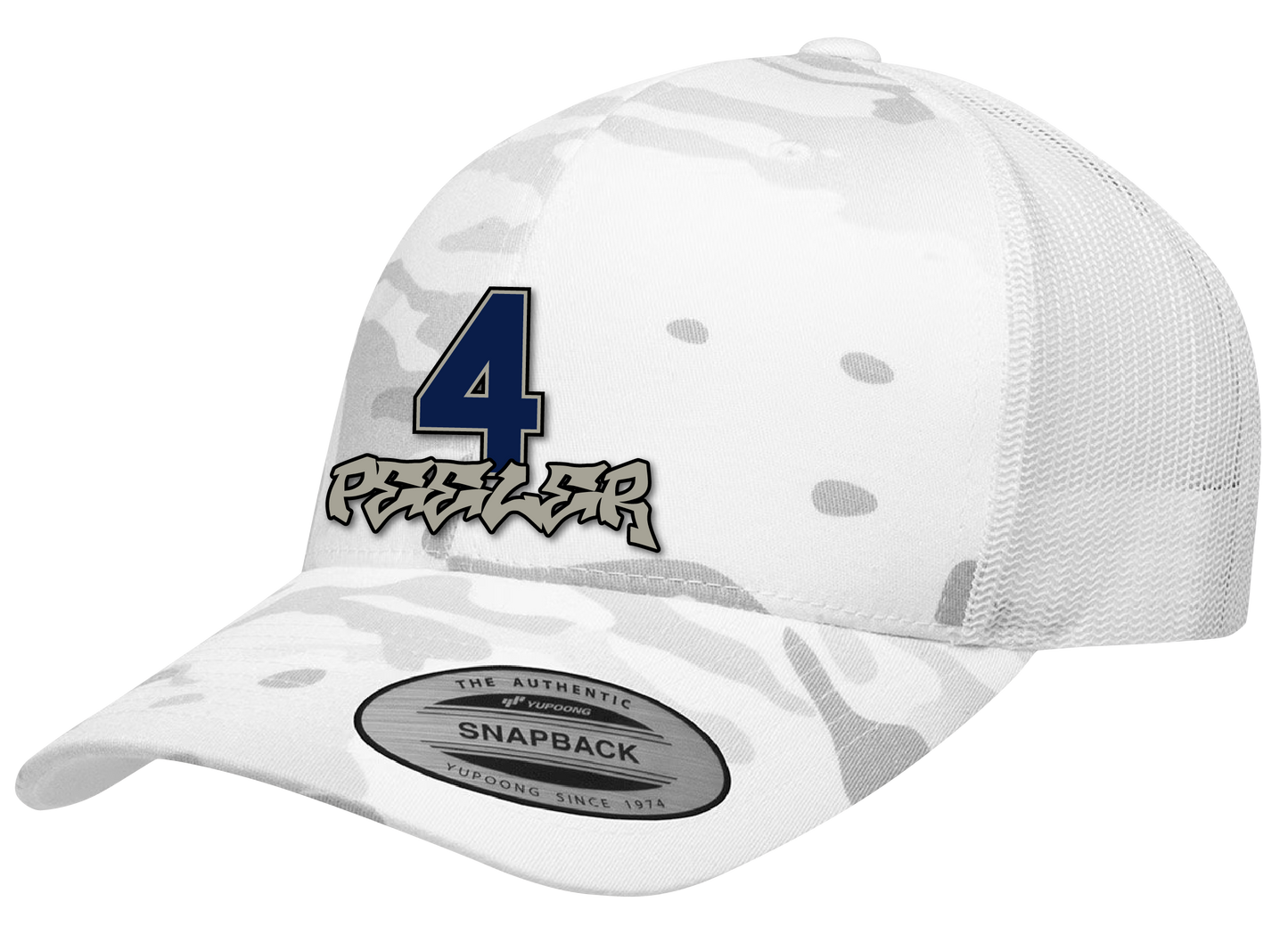 Whiteout Graffiti Nickname Hats