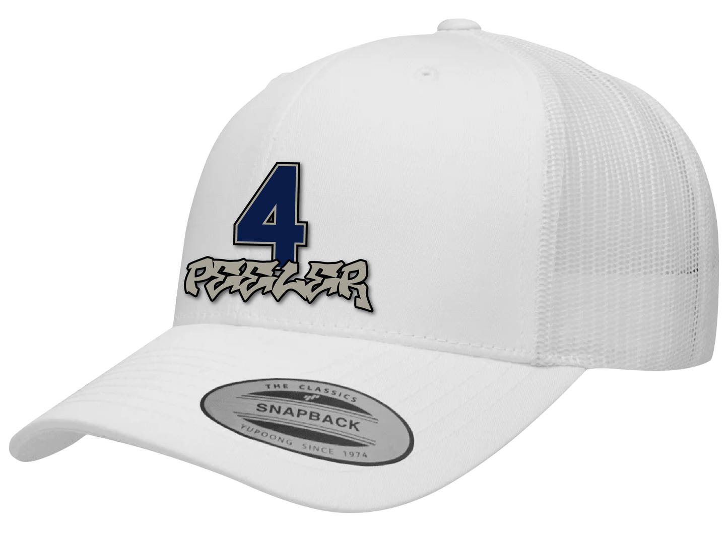 Whiteout Graffiti Nickname Hats