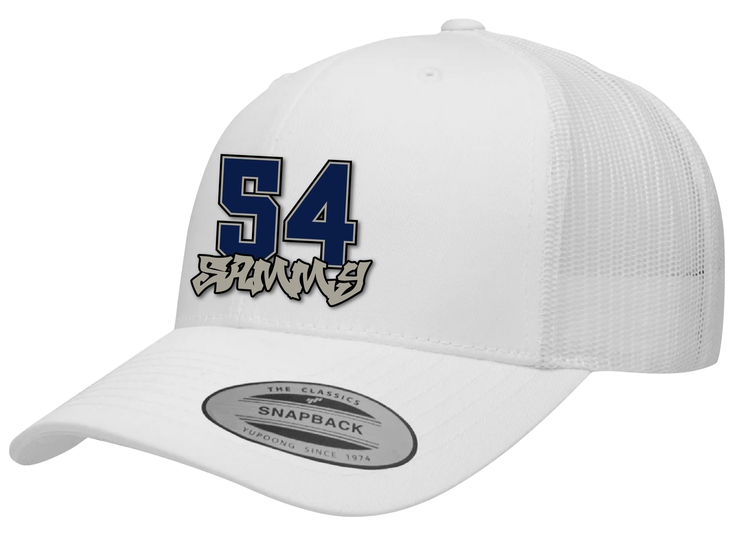 Whiteout Graffiti Nickname Hats