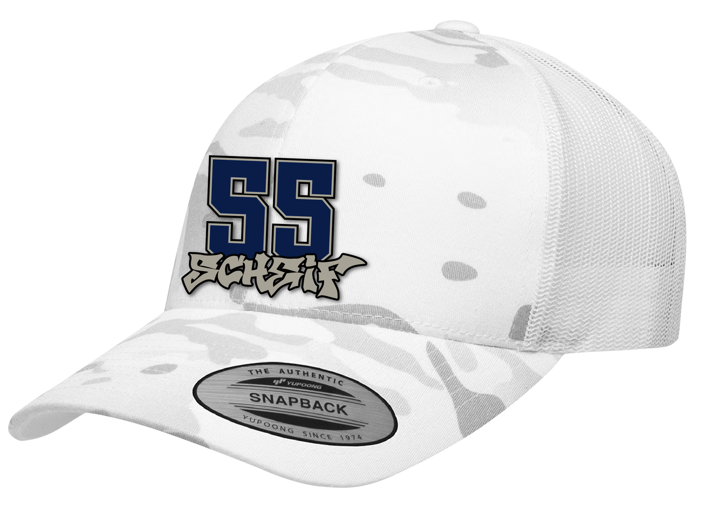 Whiteout Graffiti Nickname Hats