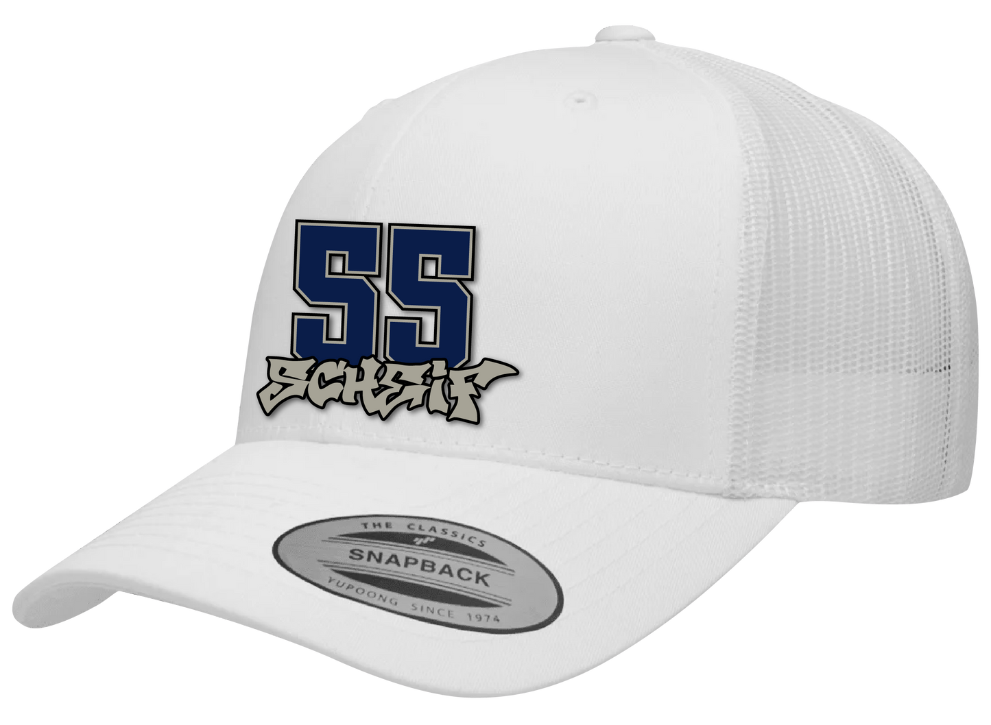 Whiteout Graffiti Nickname Hats