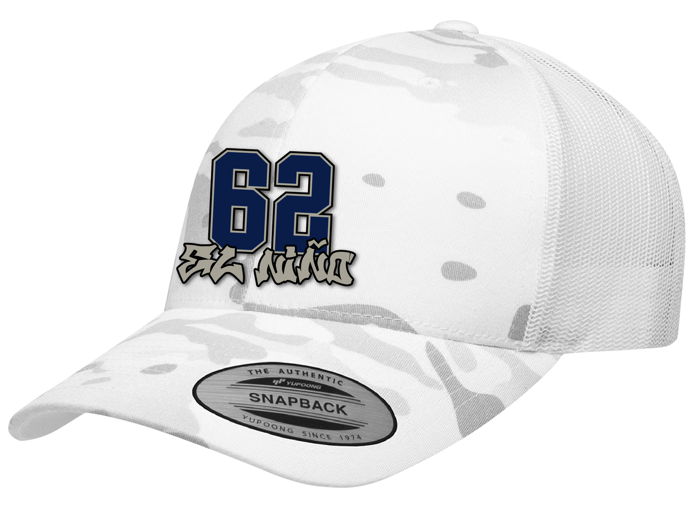 Whiteout Graffiti Nickname Hats