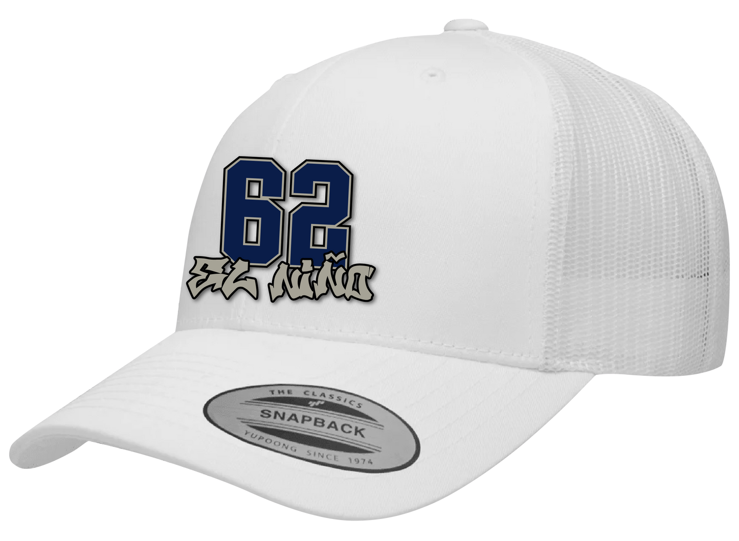 Whiteout Graffiti Nickname Hats