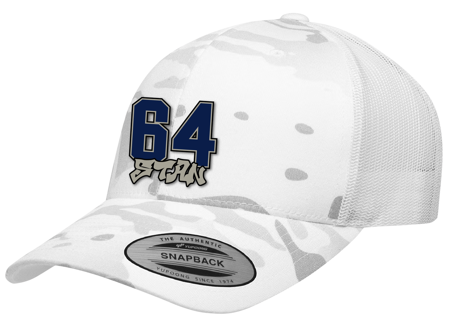 Whiteout Graffiti Nickname Hats