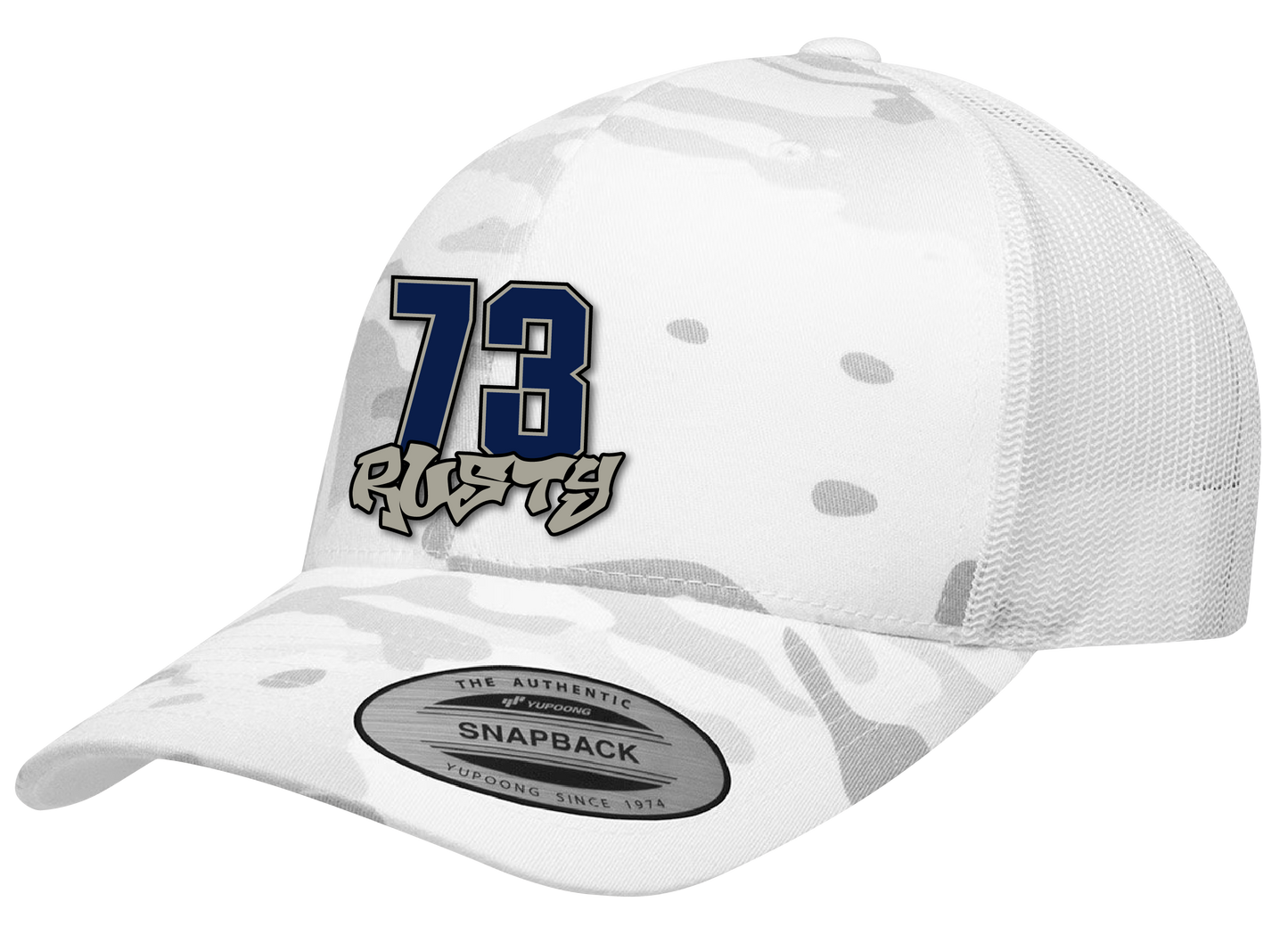 Whiteout Graffiti Nickname Hats