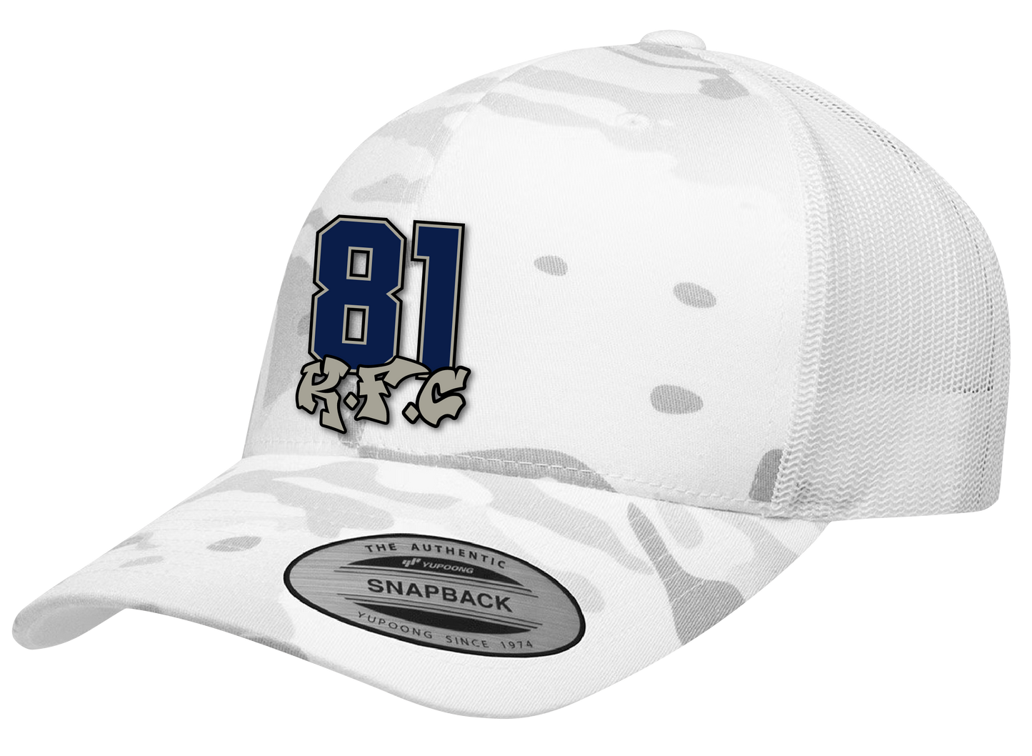 Whiteout Graffiti Nickname Hats