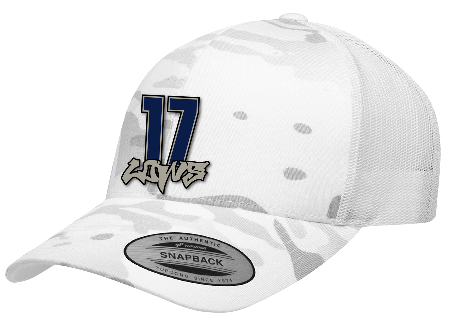 Whiteout Graffiti Nickname Hats