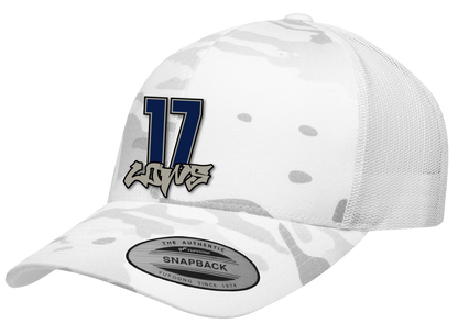 Whiteout Graffiti Nickname Hats