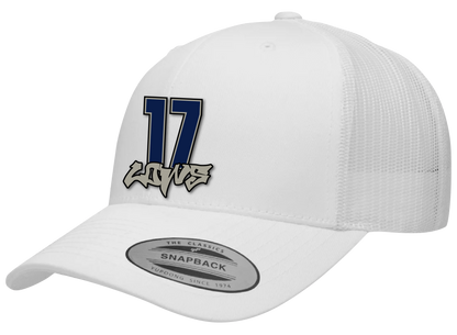 Whiteout Graffiti Nickname Hats
