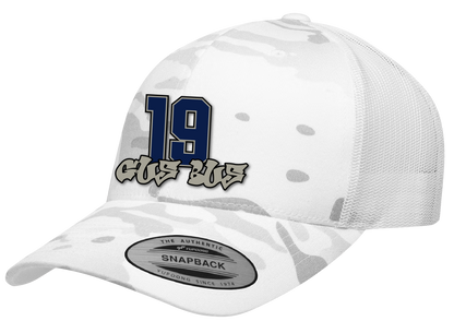 Whiteout Graffiti Nickname Hats