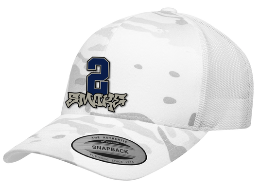 Whiteout Graffiti Nickname Hats