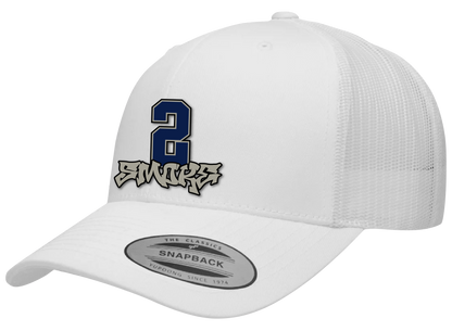 Whiteout Graffiti Nickname Hats