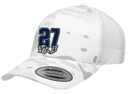 Whiteout Graffiti Nickname Hats