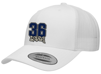 Whiteout Graffiti Nickname Hats