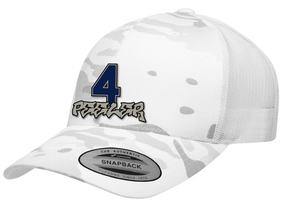 Whiteout Graffiti Nickname Hats