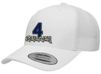Whiteout Graffiti Nickname Hats