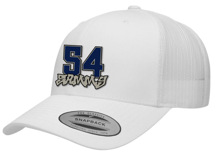 Whiteout Graffiti Nickname Hats