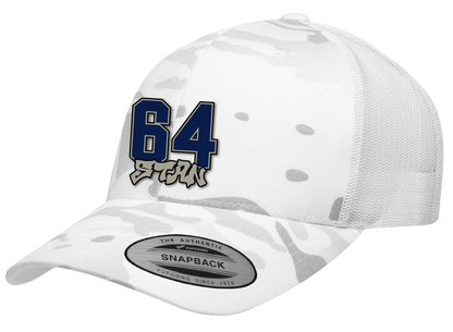 Whiteout Graffiti Nickname Hats