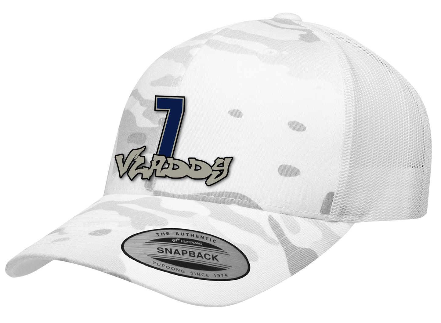 Whiteout Graffiti Nickname Hats