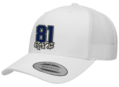 Whiteout Graffiti Nickname Hats