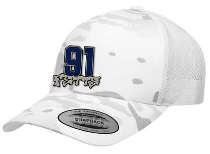 Whiteout Graffiti Nickname Hats