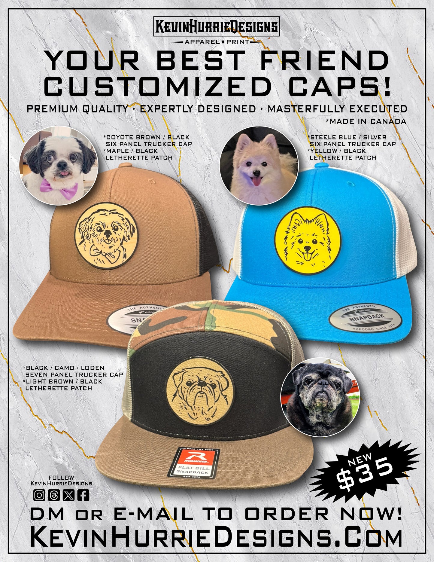 Man's Best Friend Custom Hats